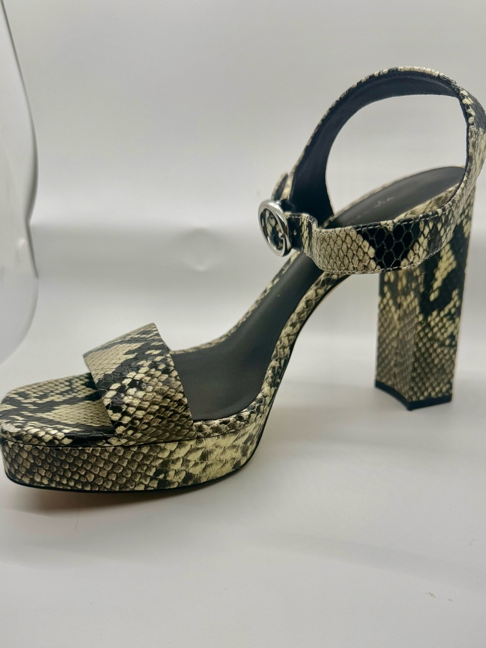Via Spiga Snake Snake Skin Heel
